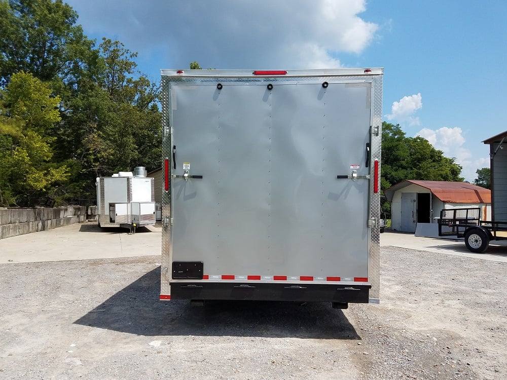 Silver Frost 8.5' X 36' Gooseneck Custom Enclosed Trailer - Image 4