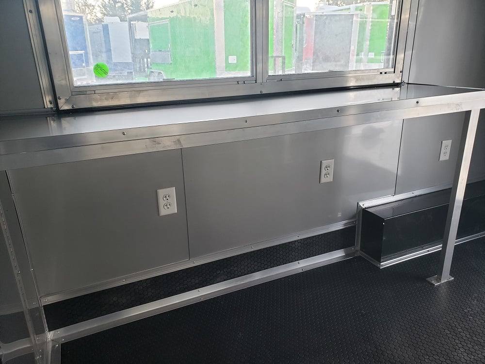 8.5' x 17' Red Concession Food Trailer - Image 2