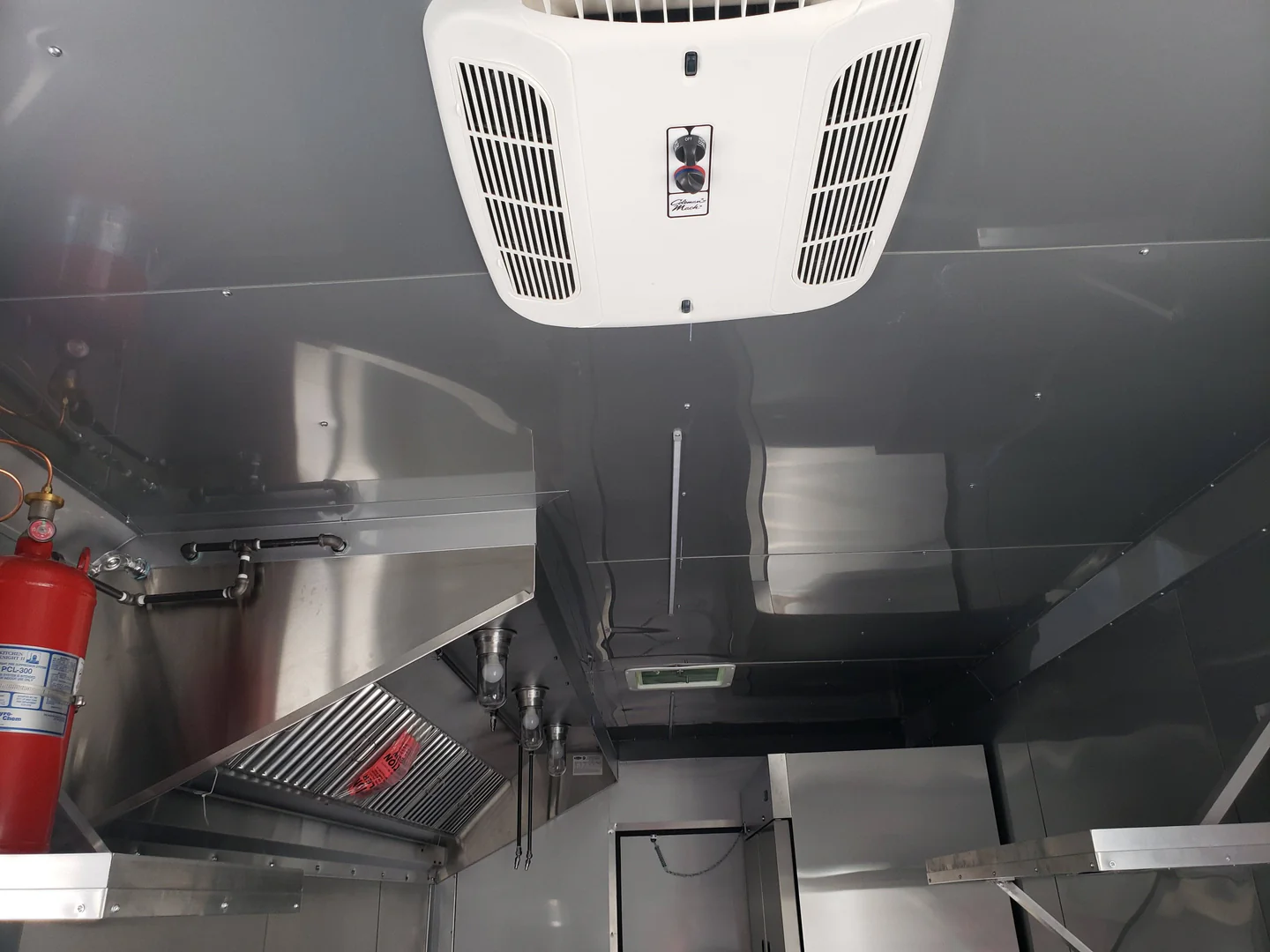 8.5' x 22' Cobalt Blue Concession Trailer with Restroom - Image 4