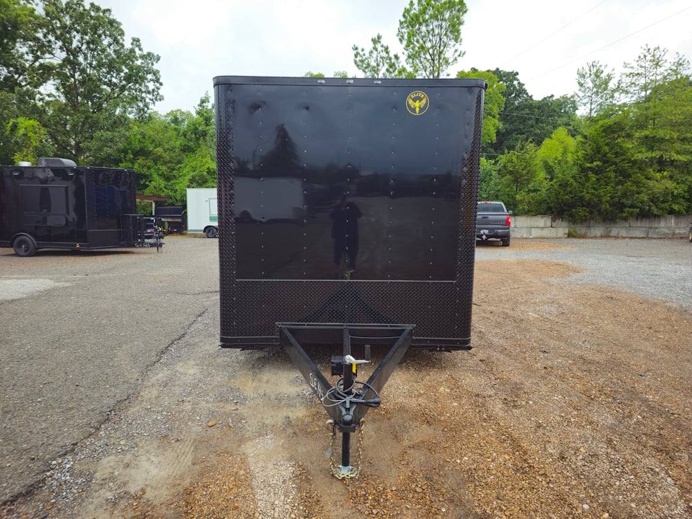 8.5' X 18' Concession Trailer Black Marketing Event T-Shirts - Image 2