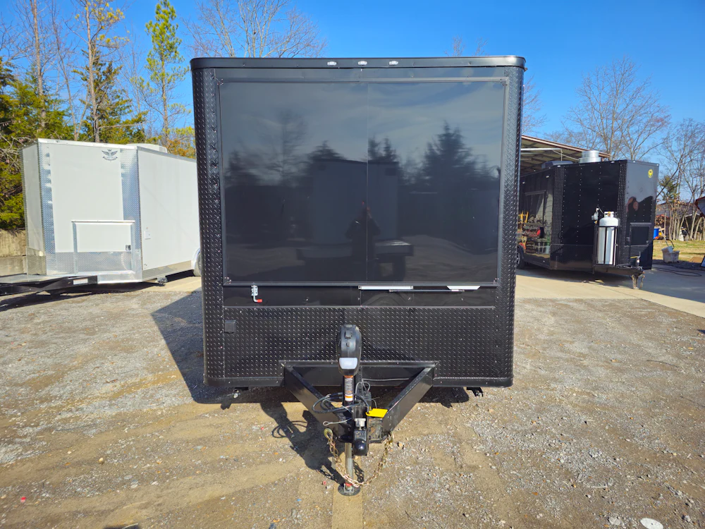 8.5' X 16' Black Merchandising & Marketing Event Trailer - Image 2