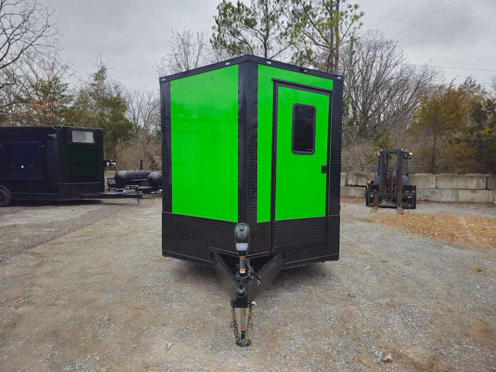8.5' X 26' Lime Green Arcade Gaming Concession Trailer - Image 2