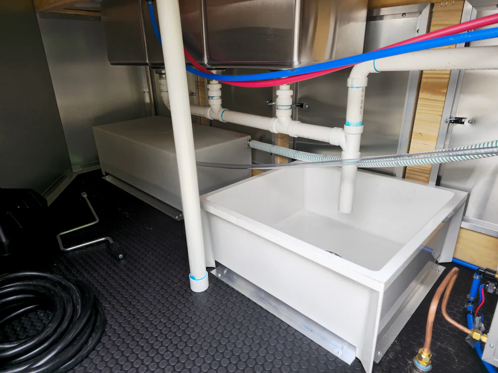 8.5' X 20' Blackout Concession Trailer BBQ Event Catering - Image 3