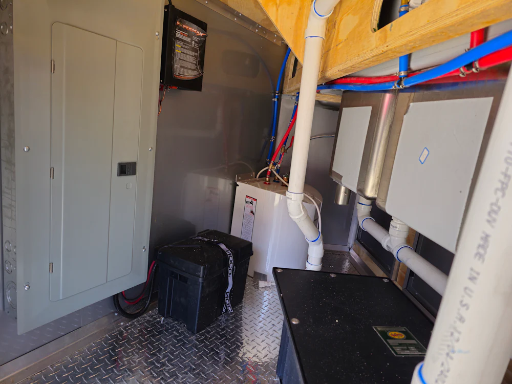 8.5 x 24 Black Concession Trailer Food Event Catering - Image 3