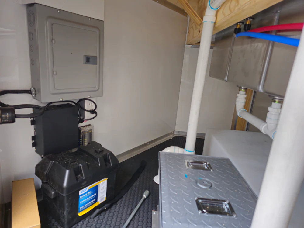 8.5' X 14' Wood Grain Concession Trailer Food Event Catering - Image 3