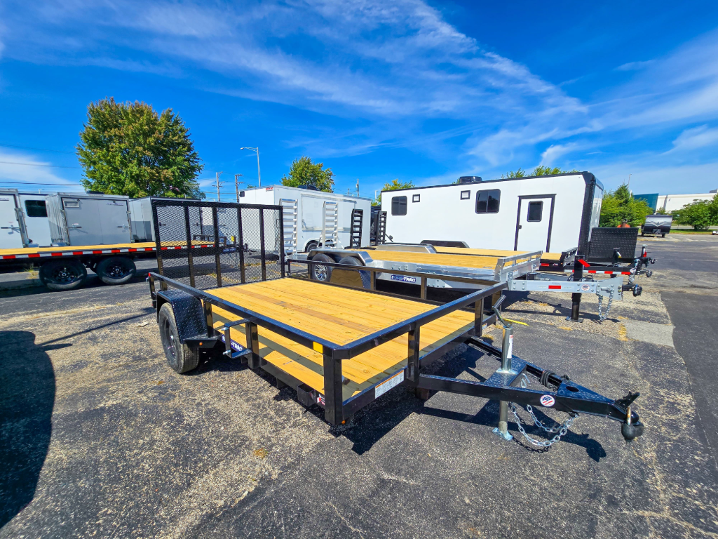 7’x12′ Sure-Trac Tube Top Utility Trailer (Flint)