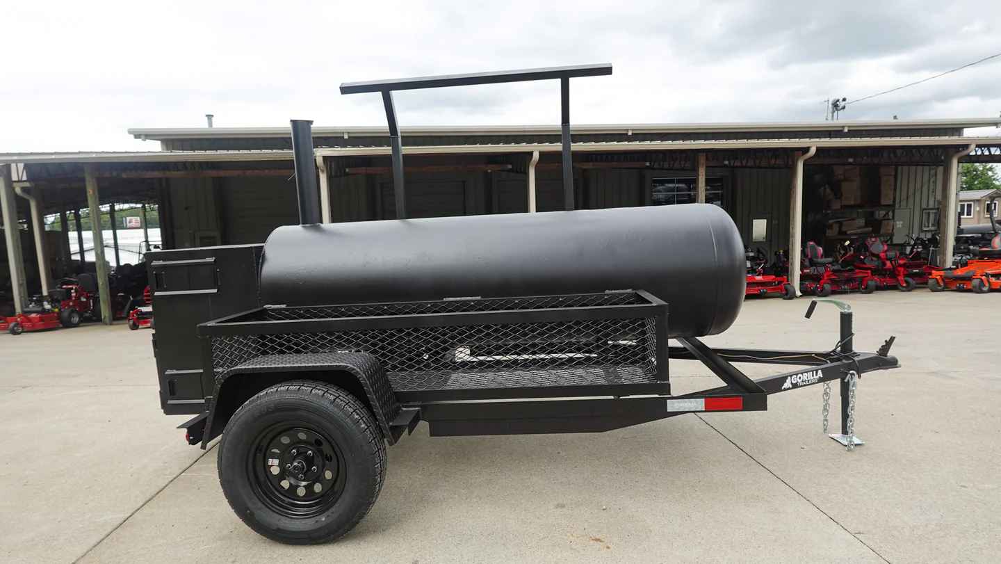 330 GAL Smoker Single Door With CounterWeight with Double Racks - Image 4