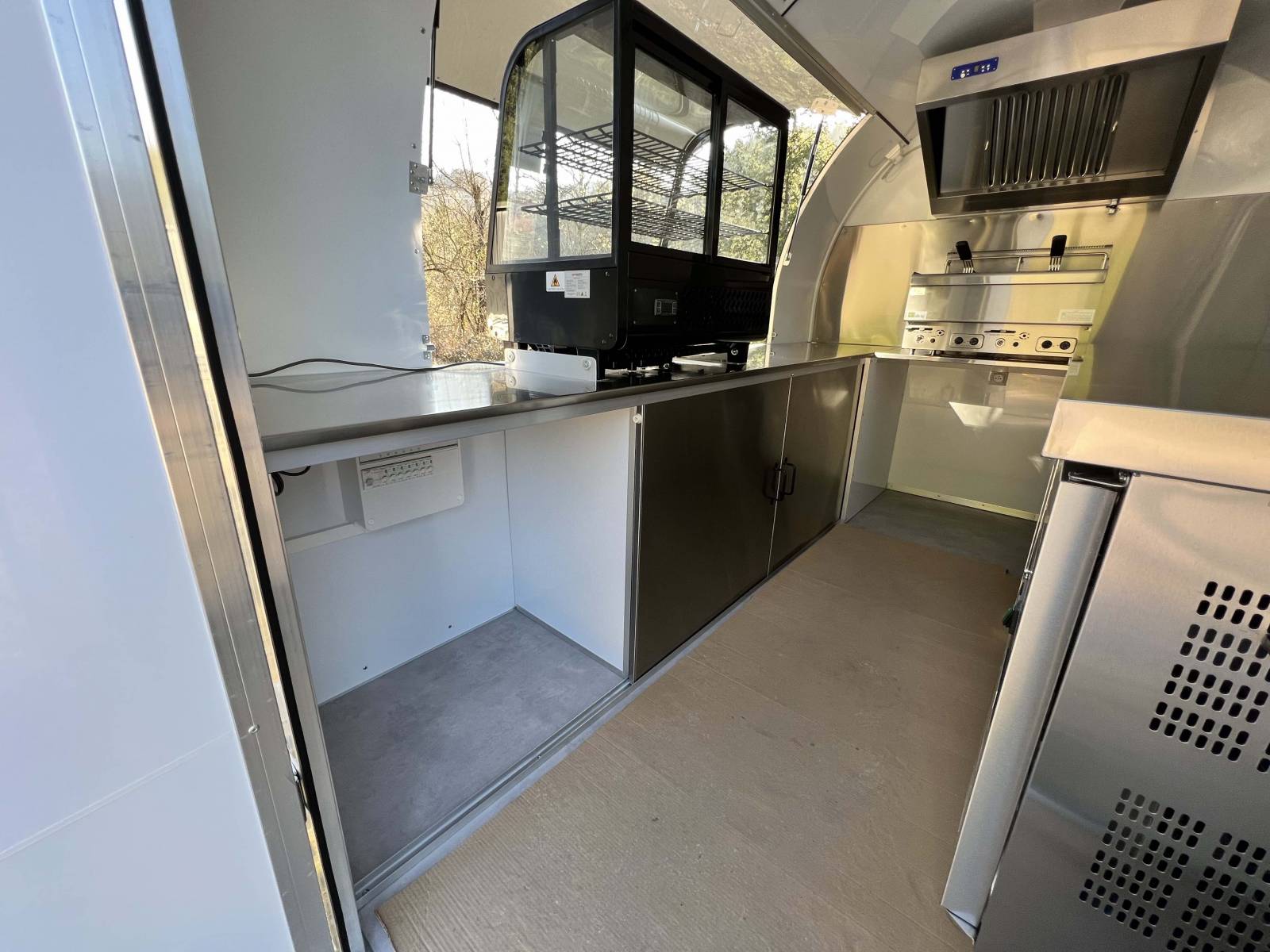 2025 Black Food Stand concession-Vending Business Trailer - Image 6