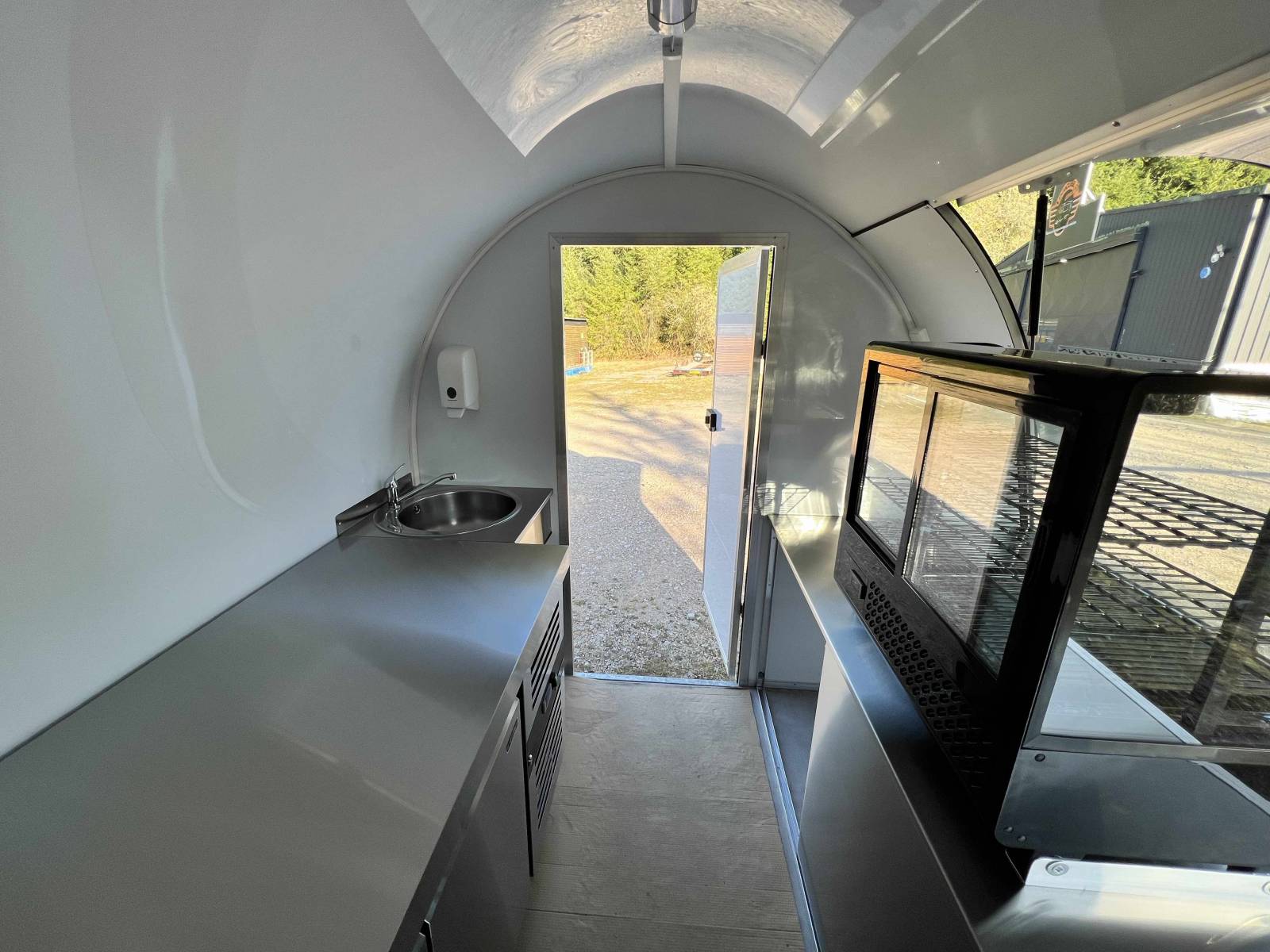 2025 Black Food Stand concession-Vending Business Trailer - Image 3