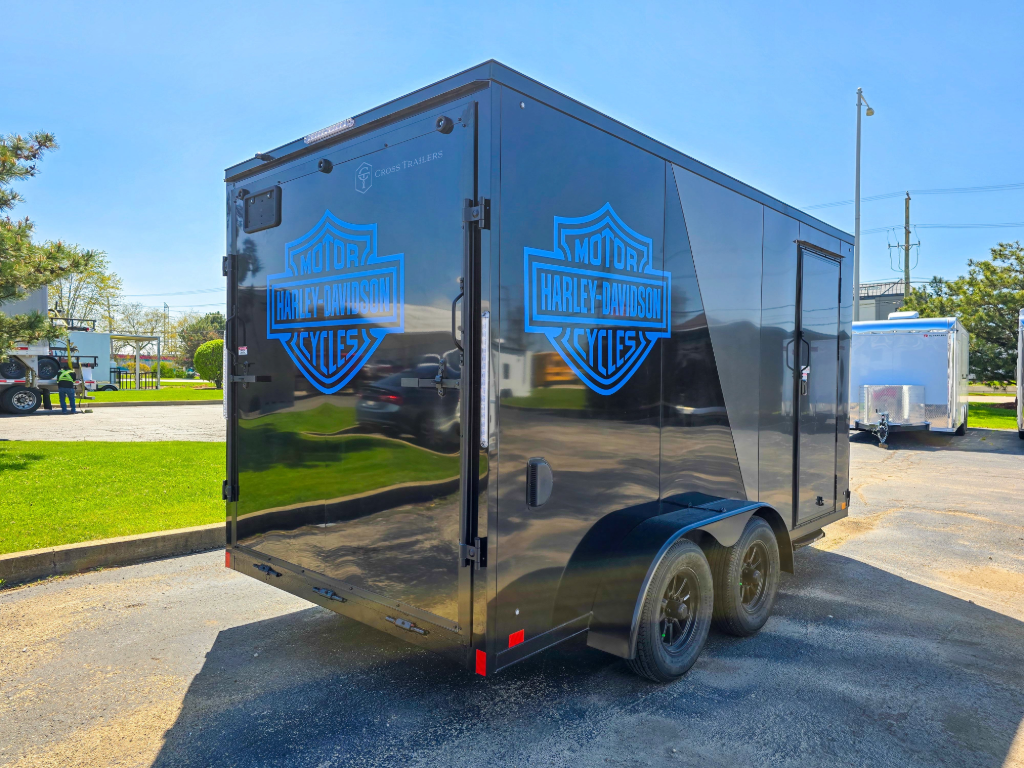 Two-Tone Motorcycle Trailer from Cross Trailers