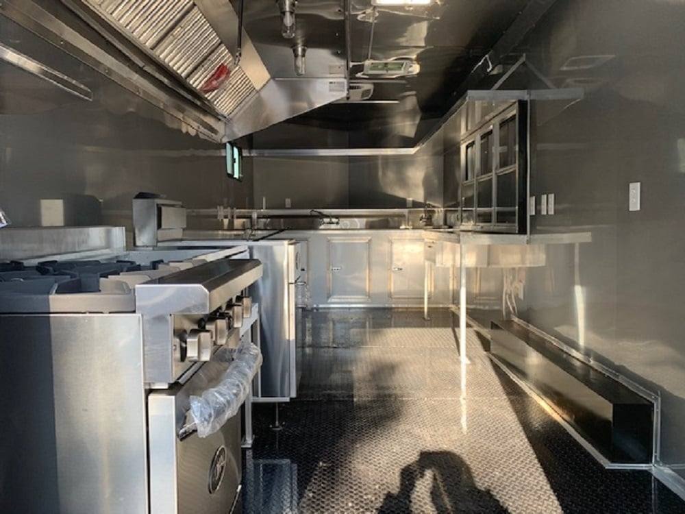 8.5 x 20' Cobalt Blue Food Vending Concession Food Trailer With Appliances - Image 4