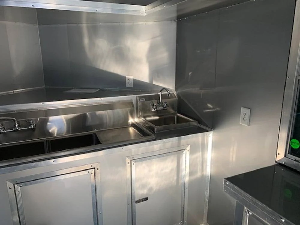 8.5 x 20' Cobalt Blue Food Vending Concession Food Trailer With Appliances - Image 2