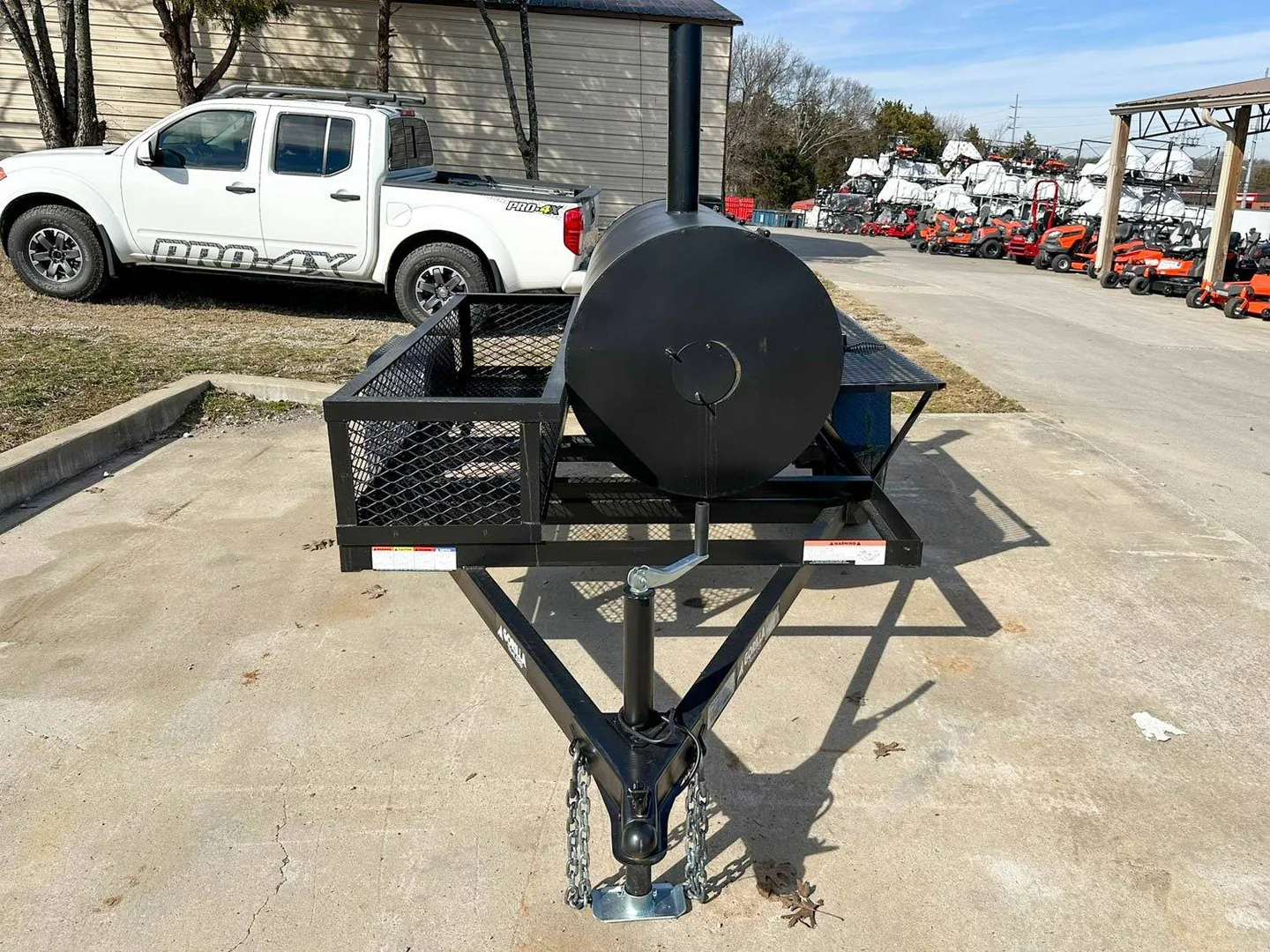 250 Gallon Pull Behind BBQ Charcoal Grill 3,500lb Axle - Image 2
