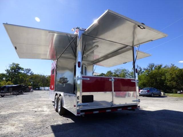8.5' x 20' Concession Food Trailer Red Kettle Corn Catering Event - Image 2