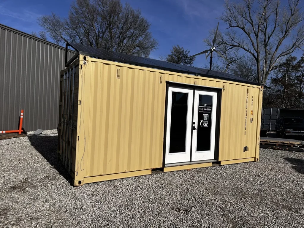 20 ft Shipping Container Office Solar Off Grid Or Grid - Image 3